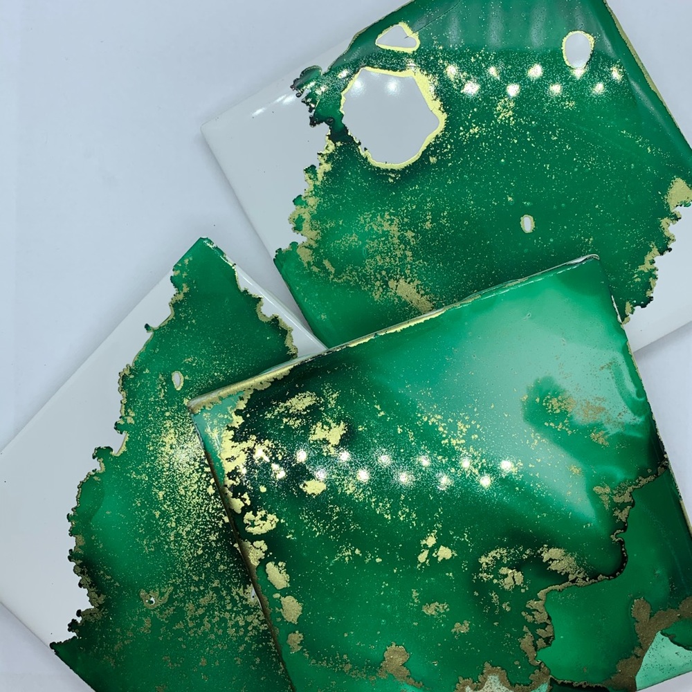 Ceramic Tiles Coasters - Picture 3 of 3